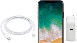Bạn có thể sạc iPhone nhanh hơn với cáp chuyển USB chuẩn C sang cổng Lightning và sạc 29W của MacBook. (Nguồn: MacRumors)