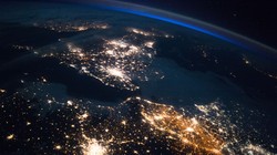 Hình ảnh Vương quốc Anh ban đêm được ghi lại từ trạm ISS. Nguồn: NASA