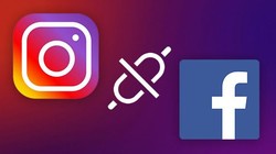 Gỡ liên kết tài khoảng Facebook trên Instagram (Ảnh: Gizbot)