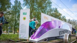 Eximus IV, chiếc xe giành chiến thắng trong cuộc thi tiết kiệm nhiên liệu Delsbo Electric (Ảnh: myjoyonline)