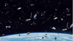 Hình ảnh minh họa về rác không gian (Ảnh: Live Science)