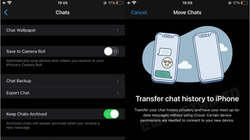 WhatsApp ra mắt tính năng mới giúp người dùng iPhone sao lưu tin nhắn mà không cần iCloud (Ảnh: Gizmochina)