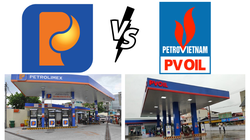 Lợi nhuận trái ngược của hai ông lớn bán lẻ xăng dầu