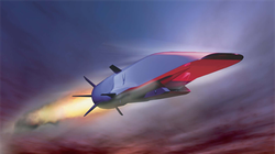 Hình ảnh mô phỏng Tên lửa hành trình siêu thanh X-51A WaveRider của Mỹ