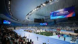 Quang cảnh Lễ khai mạc Thế vận hội robot lần thứ nhất. Ảnh: JFDL.