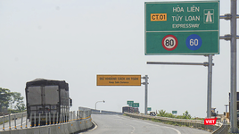 Cao tốc Hòa Liên - Túy Loan trước ngày thông xe kỹ thuật.