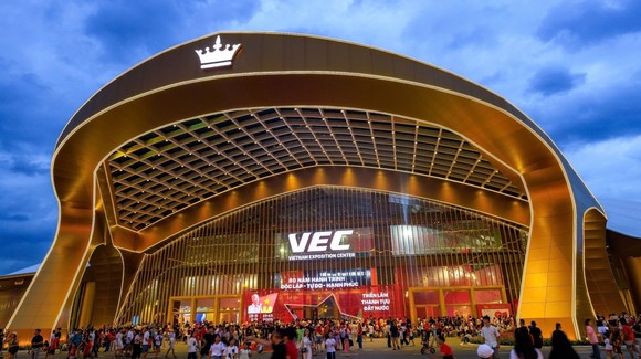 Trung tâm Hội chợ Triển lãm quốc gia (Đông Anh, Hà Nội) do Vingroup xây dựng.