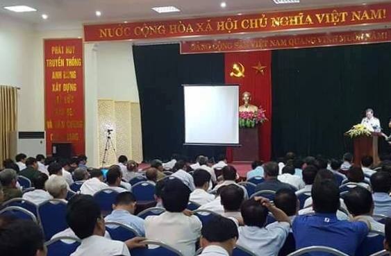Nhiều Bộ, ban, ngành dự công bố Dự thảo kết luận thanh tra tại Đồng Tâm Buổi công bố Dự thảo Kết luận thanh tra diễn ra tại Trụ sở UBND huyện Mỹ Đức, Hà Nội.