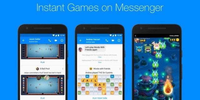 Facebook ra mắt ứng dụng Game trên Messenger trên toàn cầu Instant Game mới trên Messenger sẽ xuất hiện trong vài tuần tới trên khắp thế giới cho cả iOS và Android.