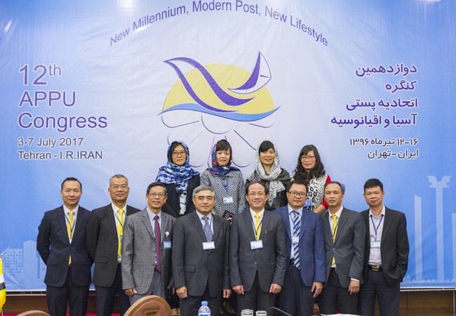 Việt Nam và Iran “bắt tay” triển khai dịch vụ chuyển tiền quốc tế giữa hai nước Đoàn Việt Nam dự Đại hội Liên minh Bưu chính khu vực Châu Á – Thái Bình Dương lần thứ 12