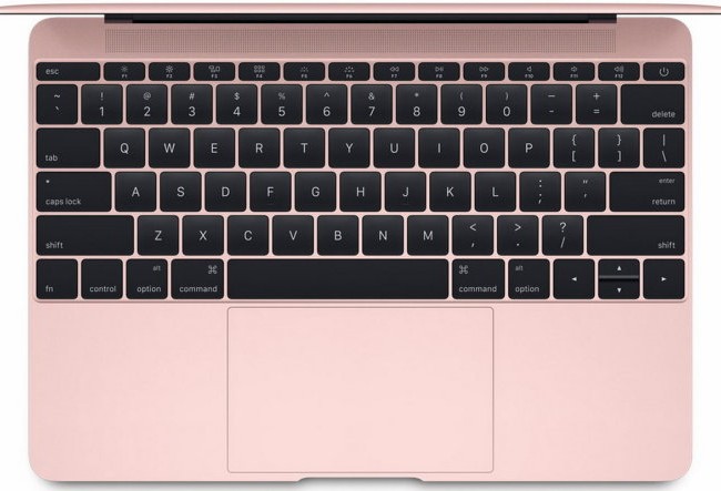 Apple MacBook 12-inch 2016: nâng cấp CPU, thêm màu hồng Bàn phím và touchpad của MacBook 12-inch 2016 - Ảnh: DigitalTrends
