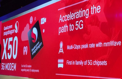 Thiết bị hỗ trợ mạng 5G sẽ ra mắt đầu năm 2018 Modem X50 của Qualcomm cho tốc độ tải lên tới 5 gigabit mỗi giây.