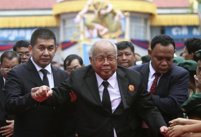 Chủ tịch Thượng viện Campuchia Chea Sim qua đời Chủ tịch Thượng viện Campuchia Chea Sim - Ảnh: Reuters