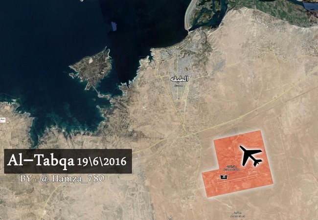 Quân đội Syria tiếp tục tấn công về hướng tỉnh Raqqa (Video) Bản đồ chiến sự sân bay Tabqqa