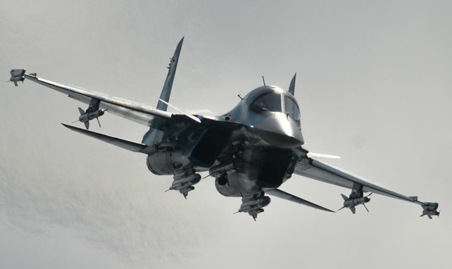 Không quân Nga không kích dữ dội trên miền Bắc Aleppo Máy bay Su-34 của không quân Nga