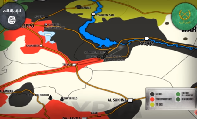 IS đẩy mạnh phản công, đánh lui cả quân đội Syria và SDF Chiến sự Syria, iraq theo South Front