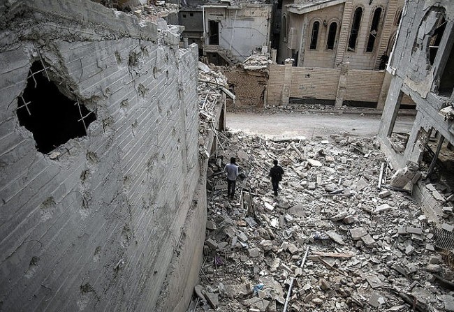 Chiến sự Aleppo: Quân thánh chiến dùng vũ khí hóa học tấn công dân thường Hoang tàn thành phố Aleppo sau trận chiến