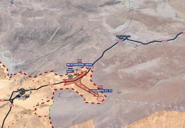 Chiến sự Syria: Quân Assad chiếm các chốt IS, hướng về giải cứu Deir Ezzor Cuộc tấn công vào Tam giác chiến lược Arak trên đường đến thành phố Deir Ezzor