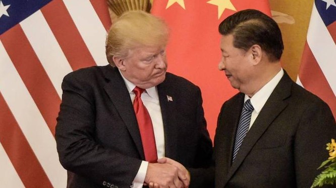 Tổng thống Mỹ Donald Trump và Chủ tịch Trung Quốc Tập Cận Bình. Ảnh: The Japan Times.