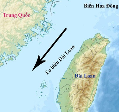 Eo biển Đài Loan là khu vực nhạy cảm về quân sự giữa Trung Quốc và Mỹ.