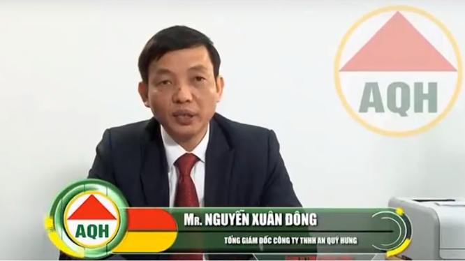 Ông Nguyễn Xuân Đông không còn là CEO của An Quý Hưng (Ảnh: An Quý Hưng)