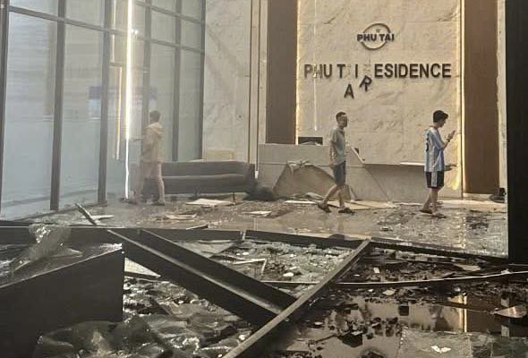 Thiệt hại ban đầu do bão số 13 gây ra trên địa bàn TP Quy Nhơn, tỉnh Gia Lai.