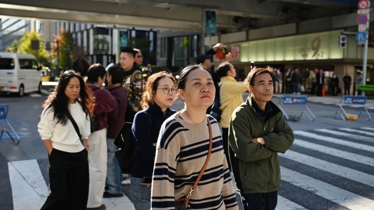 Quan hệ Trung-Nhật xấu đi, lượng du khách Trung Quốc đến Nhật đã giảm một nửa. Ảnh: AFP.