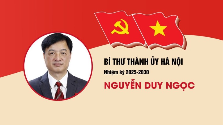 Infographic: Chân dung tân Bí thư Thành ủy Hà Nội Nguyễn Duy Ngọc