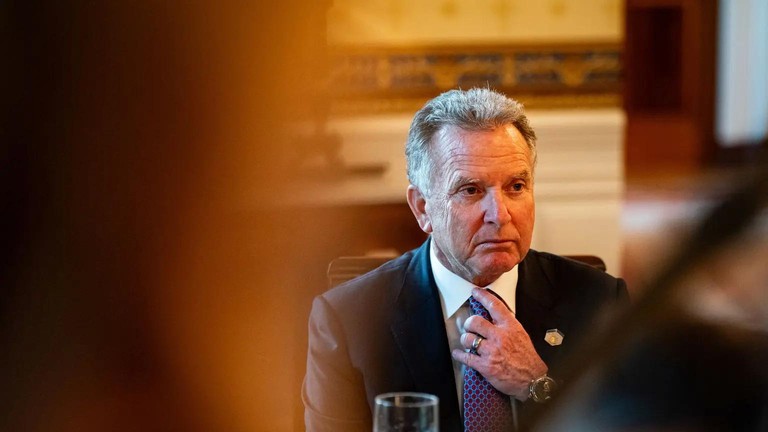 Steve Witkoff, đặc phái viên Mỹ tại Trung Đông, trong bữa tối với Tổng thống Mỹ Donald Trump và Thủ tướng Israel Benjamin Netanyahu tại Nhà Trắng ngày 7/7. Ảnh: Bloomberg.