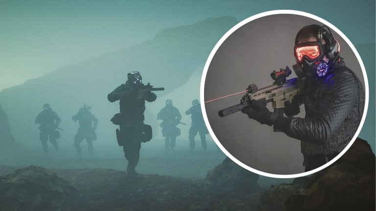 Ảnh đồ họa về mẫu robot được trưng bày tại Tuần lễ Học viên Lục quân Quốc tế lần thứ 12 vào tháng 11. Ảnh: IE.