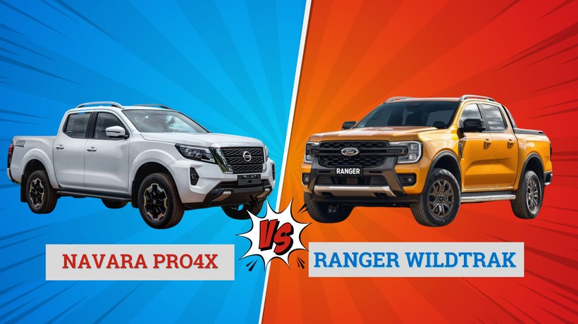Nissan Navara Pro4X và Ford Ranger Wildtrak chênh 19 triệu, nên chọn xe nào?