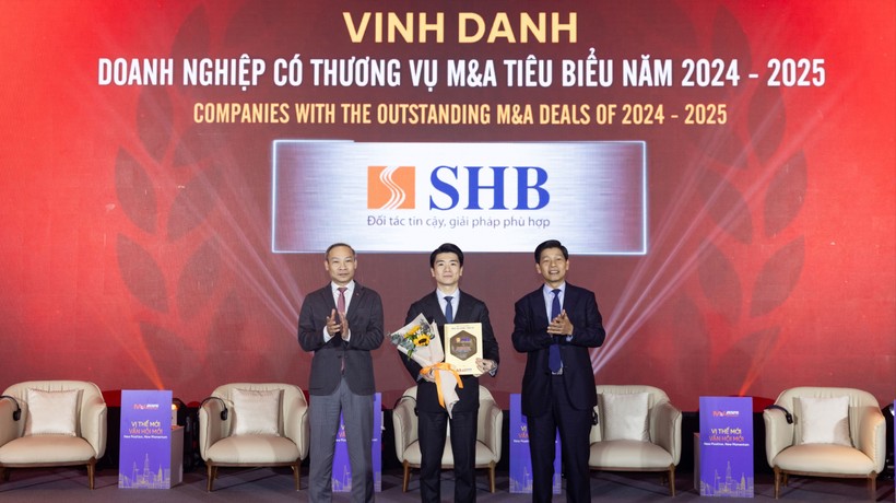 SHB được vinh danh “Doanh nghiệp có thương vụ M&A tiêu biểu năm 2024-2025”