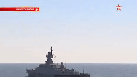 Video tàu chiến Nga lại phóng tên lửa Klub vào quân khủng bố ở Syria