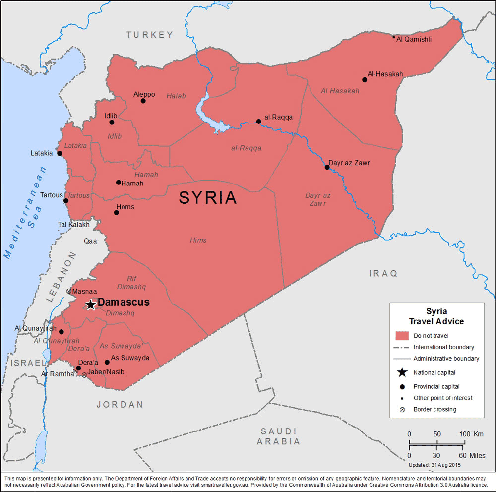 Bản đồ Syria