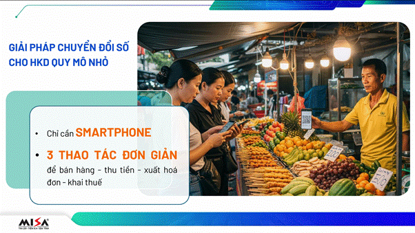Giải pháp chuyển đổi số cho hộ kinh doanh quy mô nhỏ Giải pháp chuyển đổi số cho hộ kinh doanh quy mô nhỏ