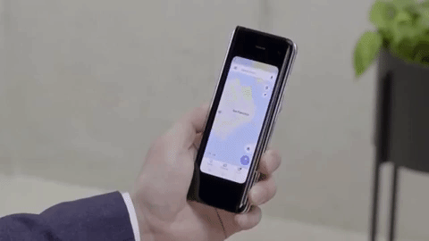 Galaxy Fold sử dụng công nghệ màn hình Infinity Flex. Ảnh: Sammobile