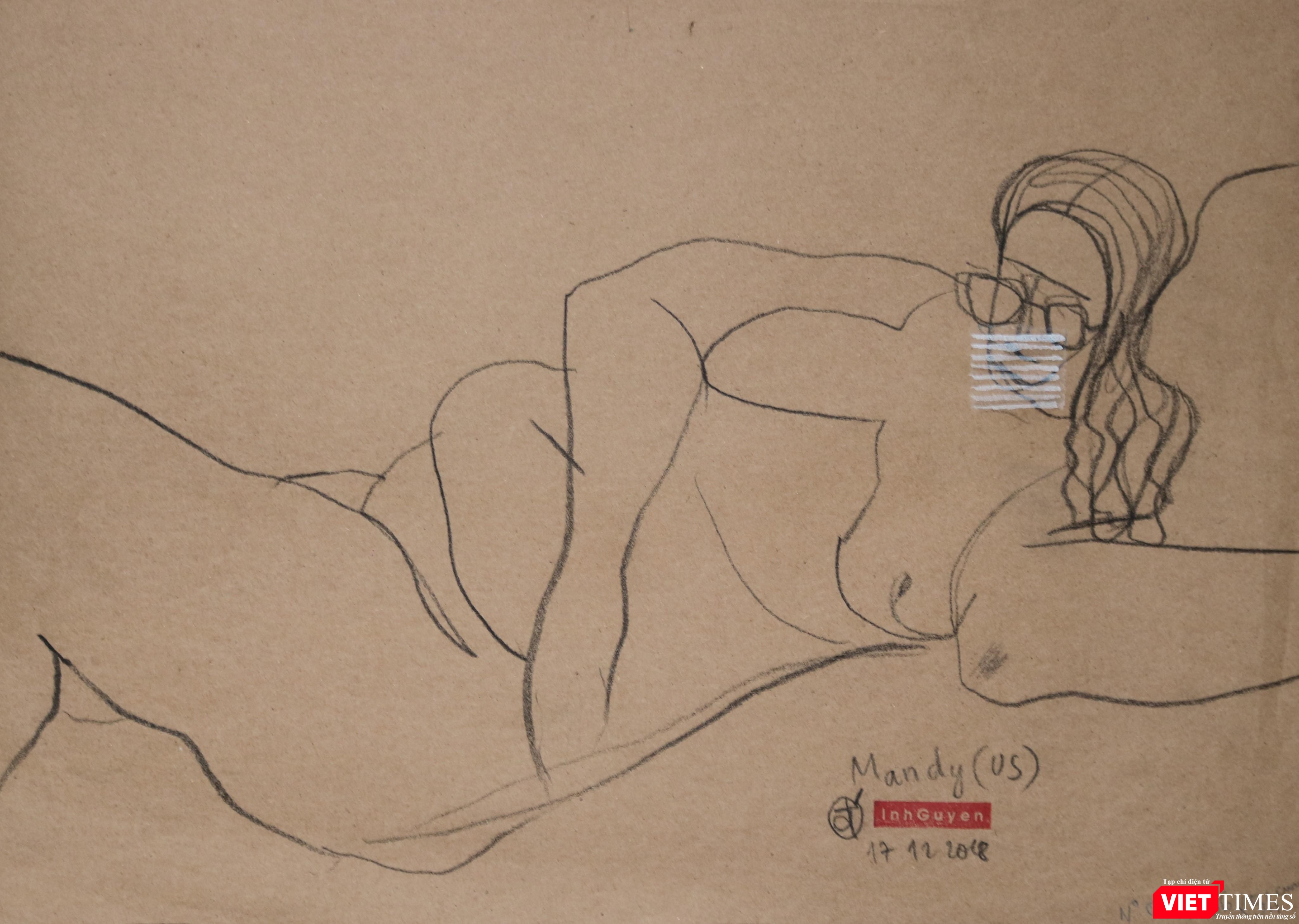 No.209 54x39cm, chì than, Nguyễn Dương Đính sáng tác năm 2018 No.209 54x39cm, chì than, Nguyễn Dương Đính sáng tác năm 2018