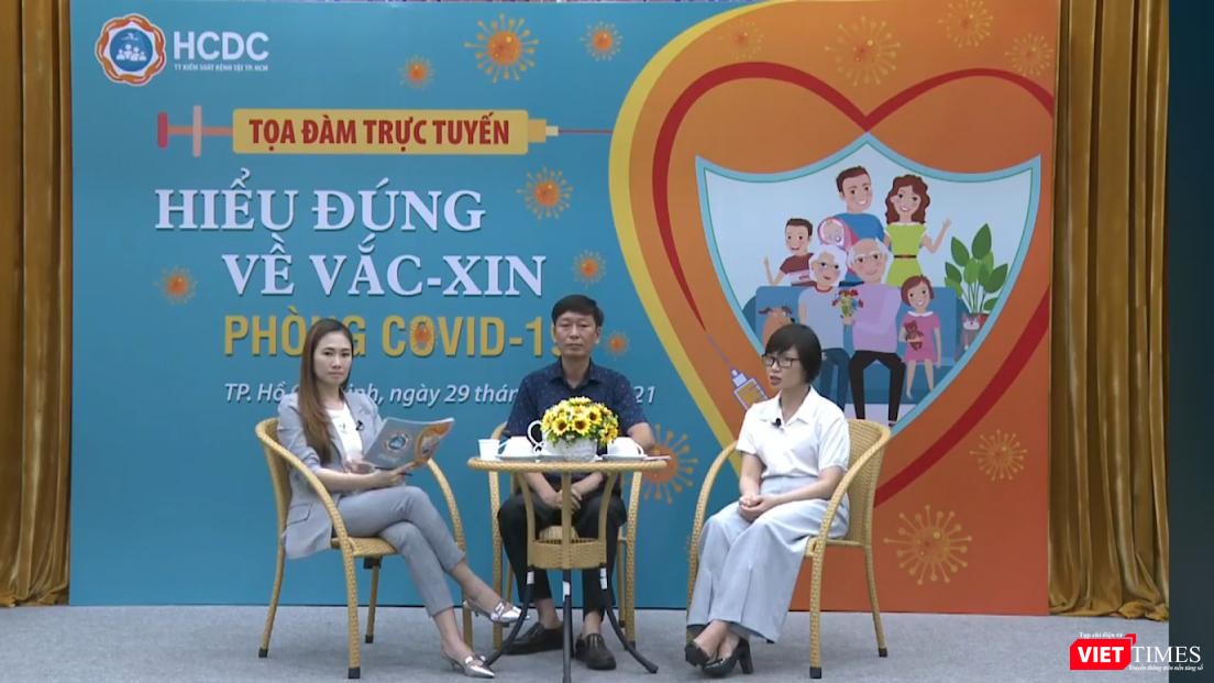 Tọa đàm trực tuyến do Trung tâm Kiểm soát Bệnh tật TP.HCM tổ chức tối 29-4