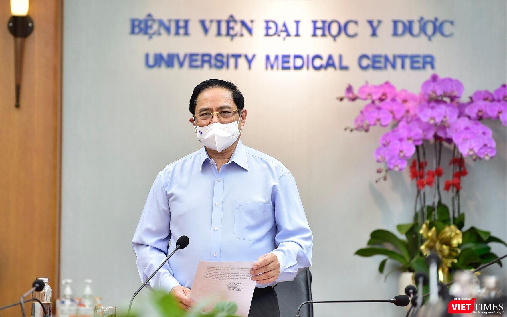 Thủ tướng Phạm Minh Chính tại BV Đại học Y Dược