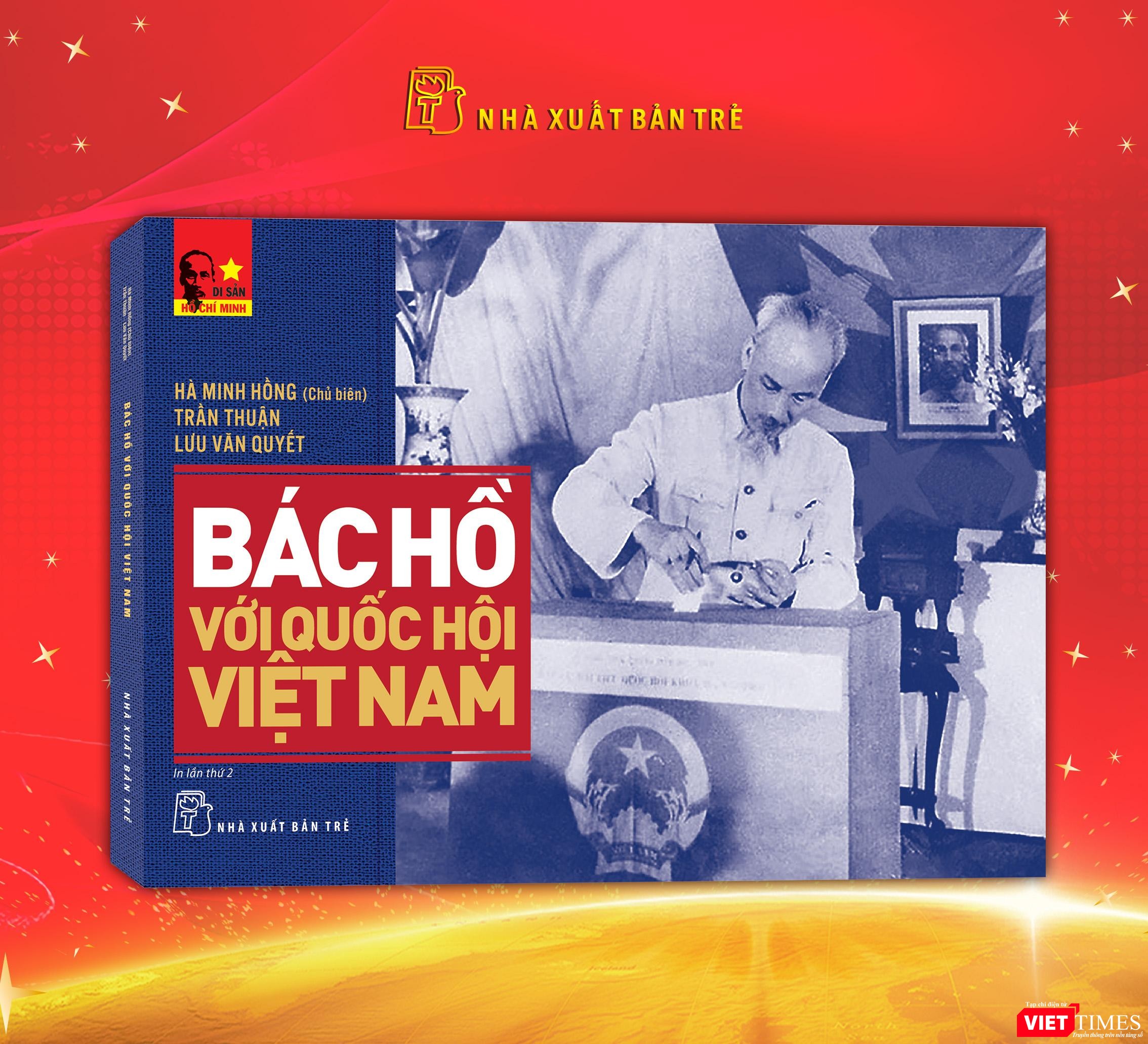 Bìa cuốn sách "Bác Hồ với Quốc hội Việt Nam"
