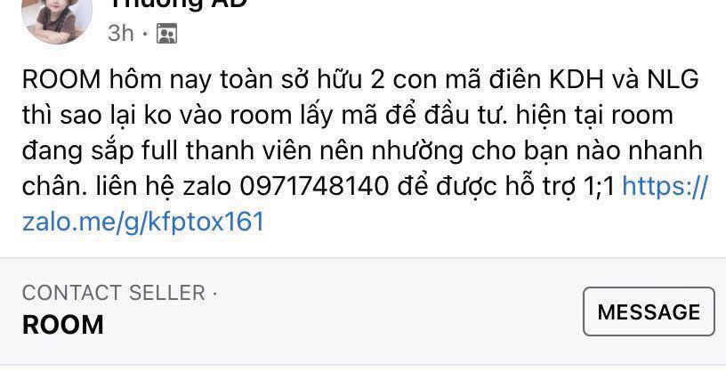 Những lời mời tham gia room chat hấp dẫn.