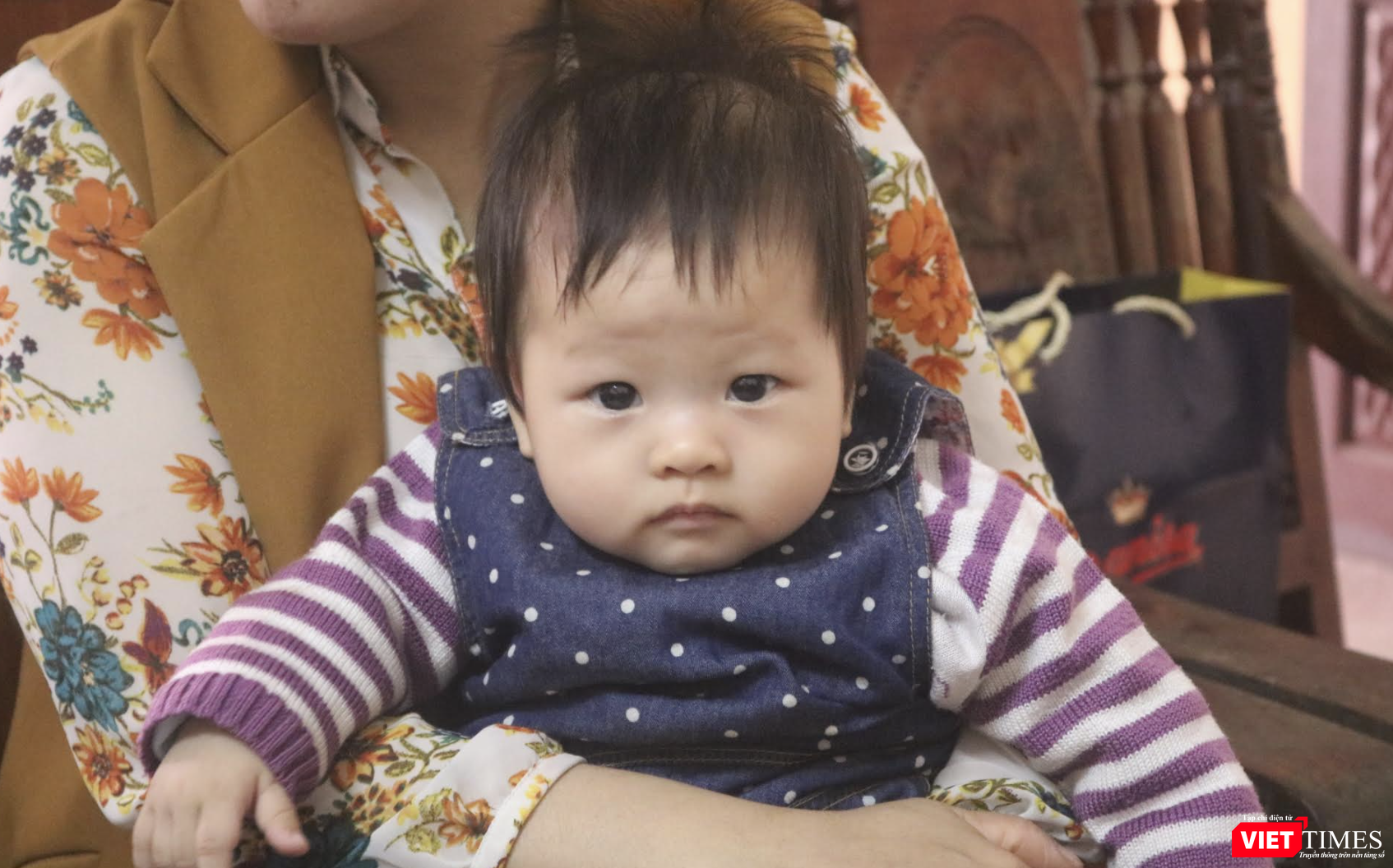 Em bé khoẻ mạnh chào đời, không mắc bệnh là niềm hạnh phúc vô bờ bến của vợ chồng chị Hưng (Ảnh - Minh Thuý)