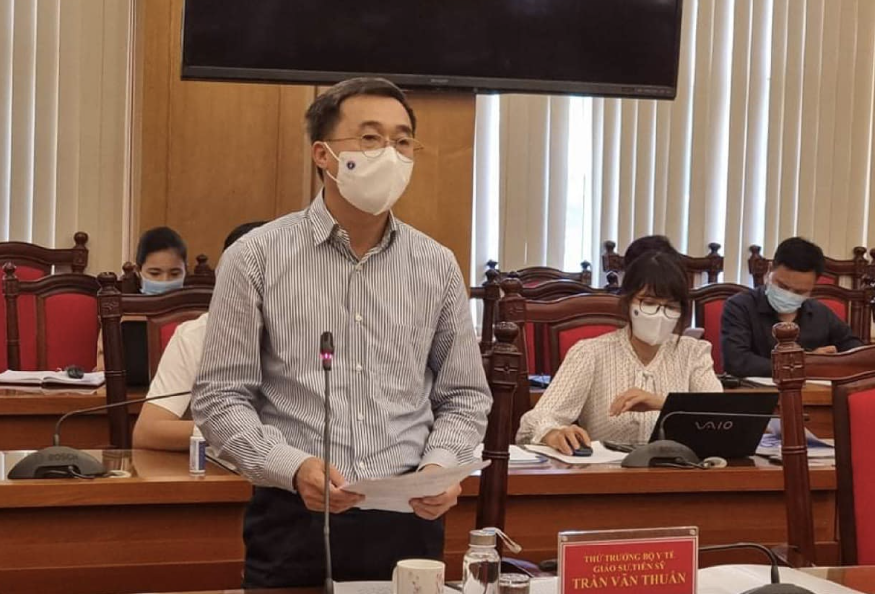 Ông Trần Văn Thuấn- Thứ trưởng Bộ Y tế (Ảnh - BYT)