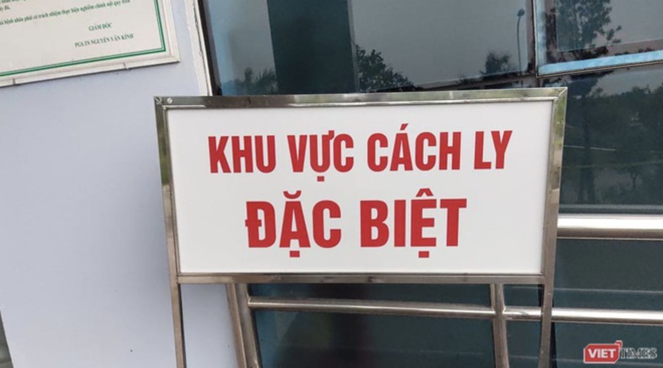 Khu vực cách ly đặc biệt ở bệnh viện (Ảnh - Minh Thuý)
