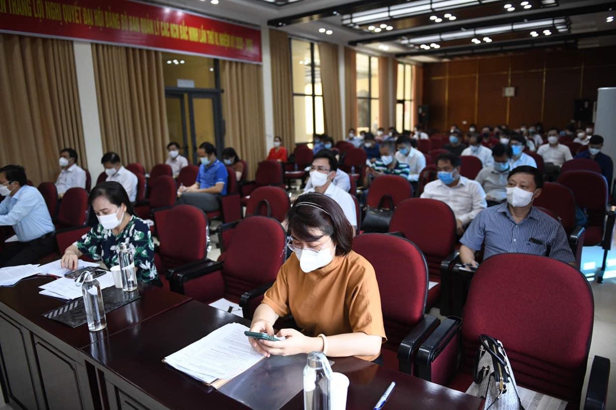 Các cán bộ dự họp (Ảnh - Anh Tuấn) Các cán bộ dự họp (Ảnh - Anh Tuấn)