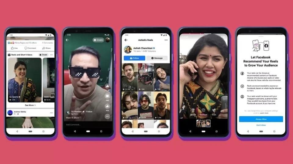 Facebook cho phép người dùng chia sẻ chéo Reels từ Instagram. Ảnh: Techradar.