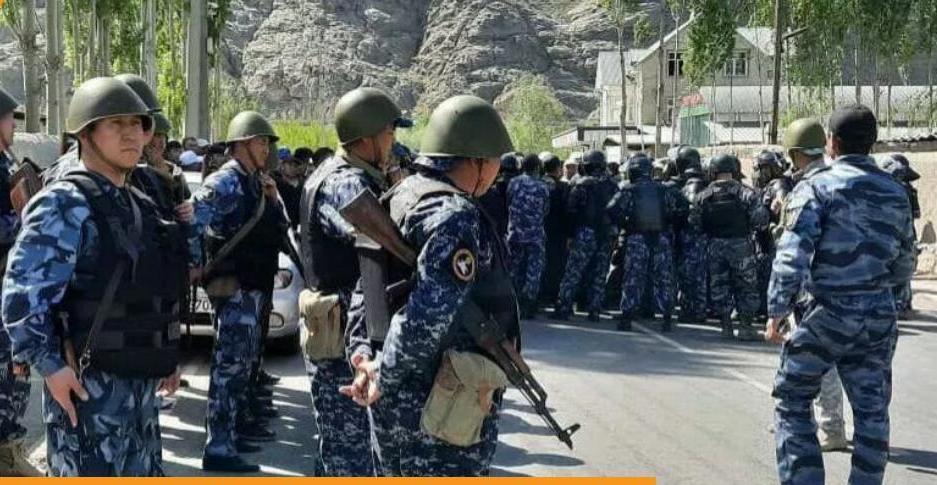 Lính Kyrgyzstan trong vụ xung đột (Ảnh: Sputnik).