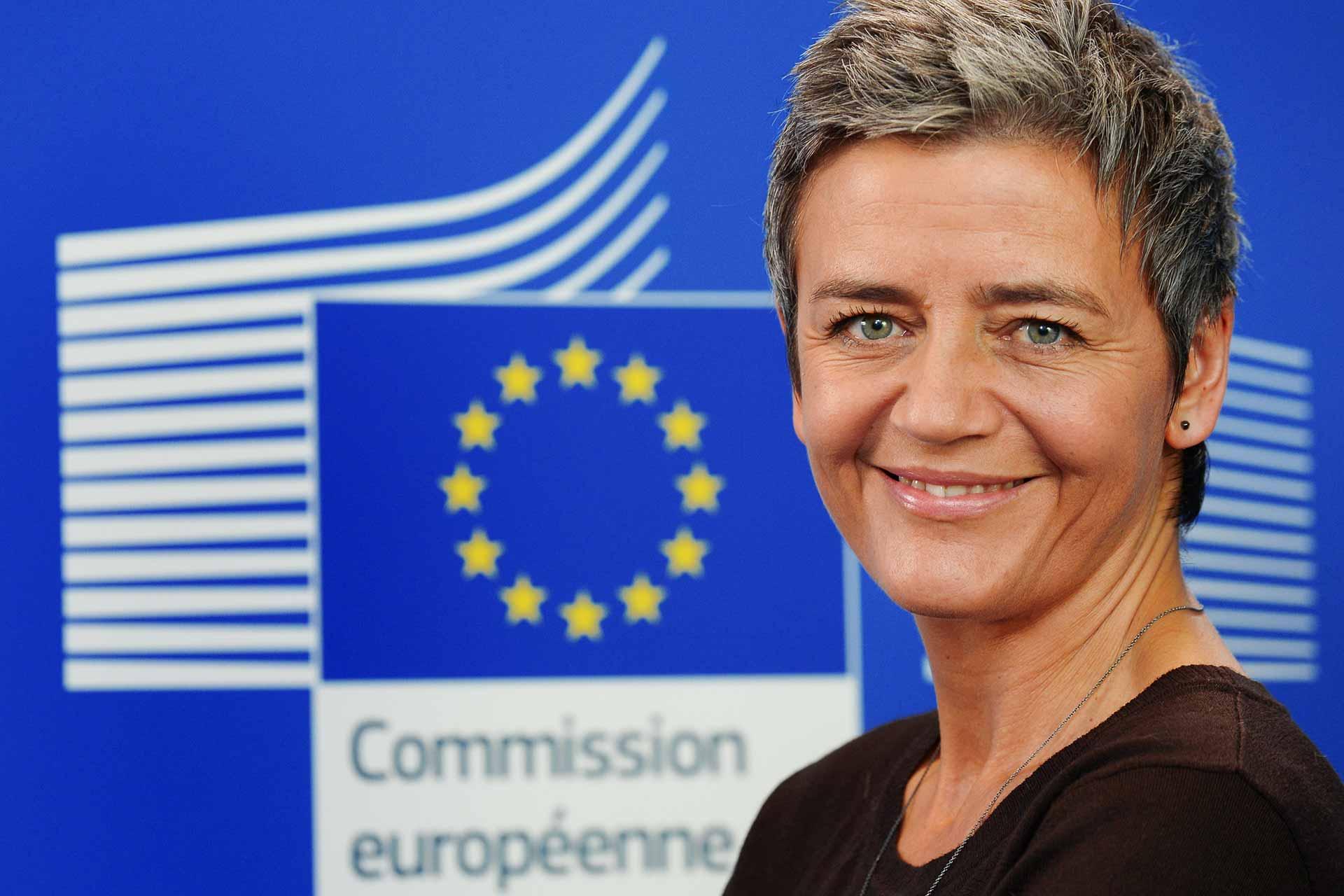 Bà Margrethe Vestager Ủy viên phụ trách Cạnh tranh của Ủy ban châu Âu (Ảnh:eudebates)