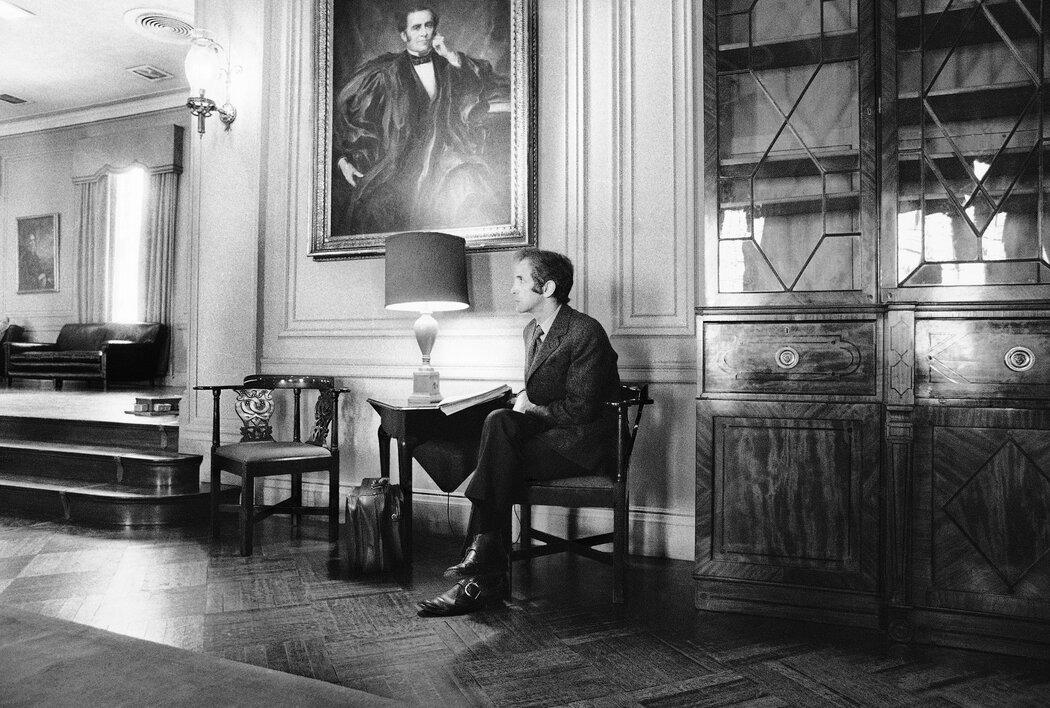 Chuyên gia phân tích quân sự Daniel Ellsberg năm 1973 (Ảnh: New York Times).