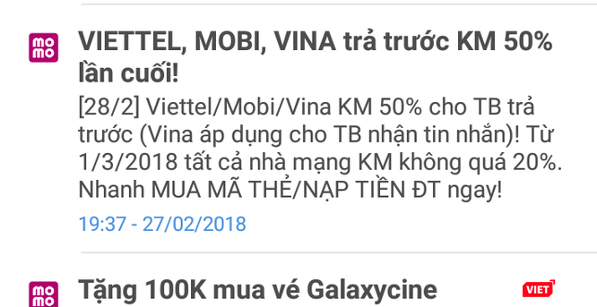 Người dân ào ào nạp thẻ để nhận lần cuối khuyến mãi 50% giá trị thẻ nạp - ảnh 1